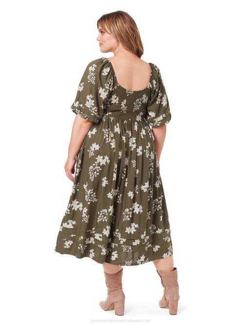 Jessica SimpsonSimona Dress in Floral Fawn H426540