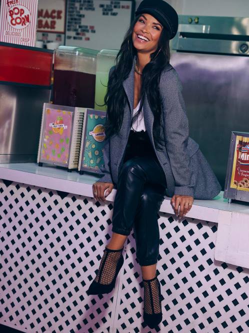 Jessica SimpsonAda Blazer in Herringbone H426590