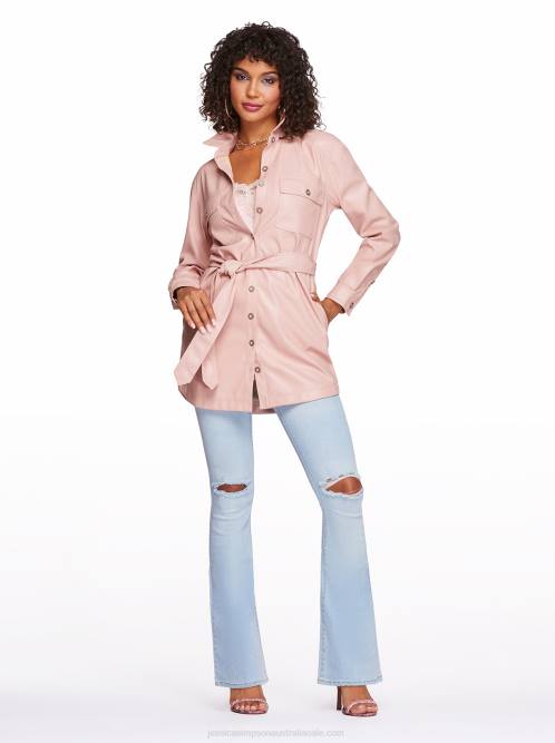 Jessica SimpsonPaula Shacket in Misty Rose H426595
