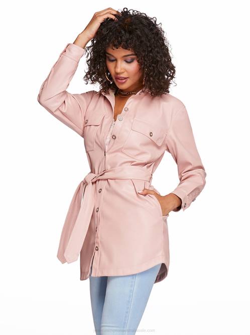 Jessica SimpsonPaula Shacket in Misty Rose H426595