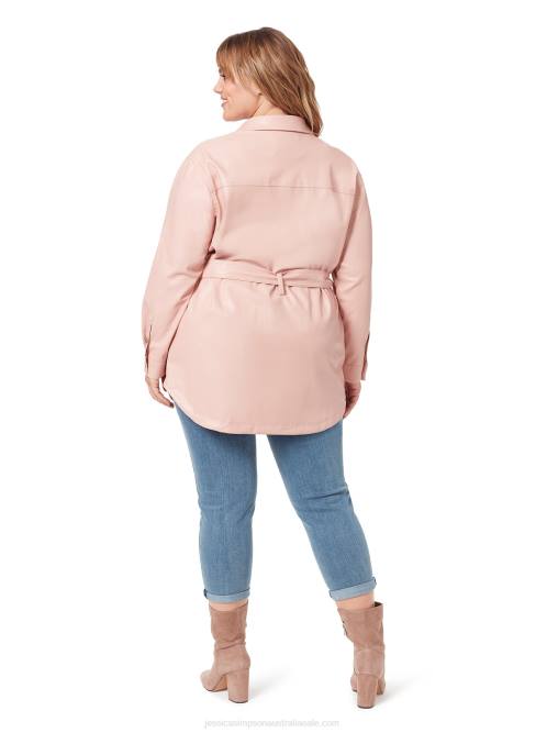 Jessica SimpsonPaula Shacket in Misty Rose H426595