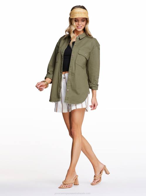 Jessica SimpsonTenley Overshirt in Kalamata H426604