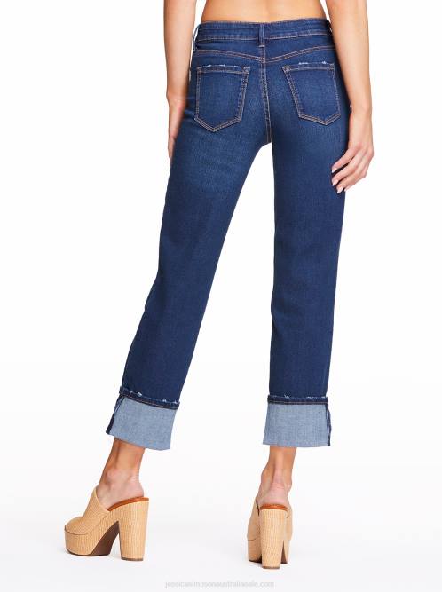 Jessica SimpsonArrow Straight Ankle Jeans in Sea Wolf H426468