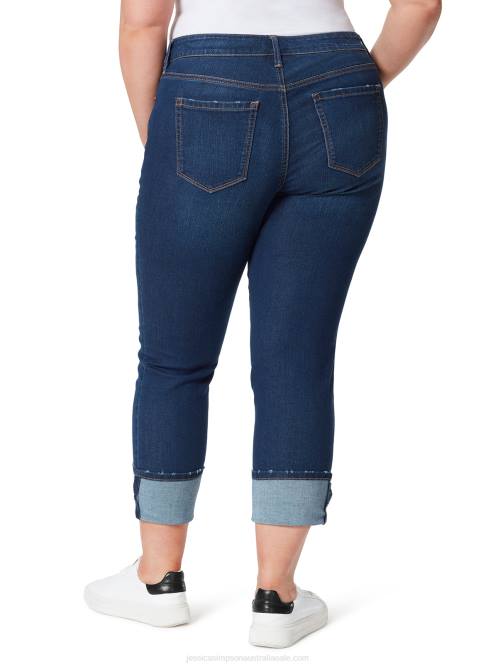 Jessica SimpsonArrow Straight Ankle Jeans in Sea Wolf H426468