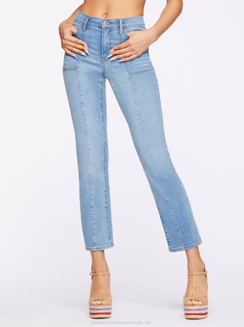 Jessica SimpsonFlirt High Rise Straight Crop in Awakening H426438