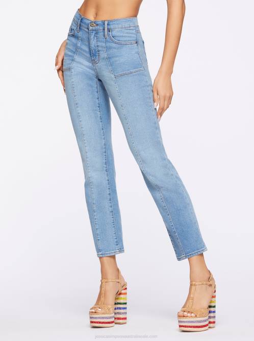 Jessica SimpsonFlirt High Rise Straight Crop in Awakening H426438