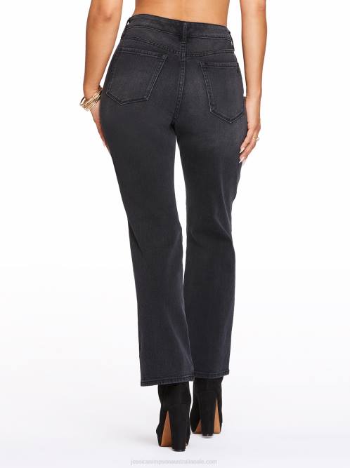 Jessica SimpsonFlirt High Rise Straight Crop in Night Train H426488