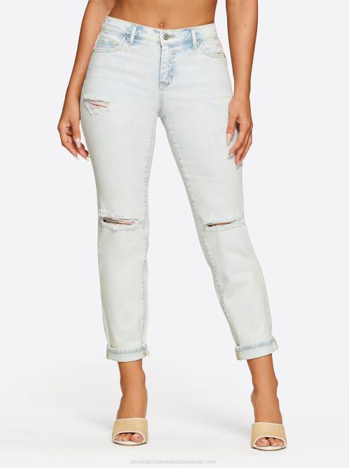 Jessica SimpsonMika Best Friend Slouchy Skinny in Enlighten H426460