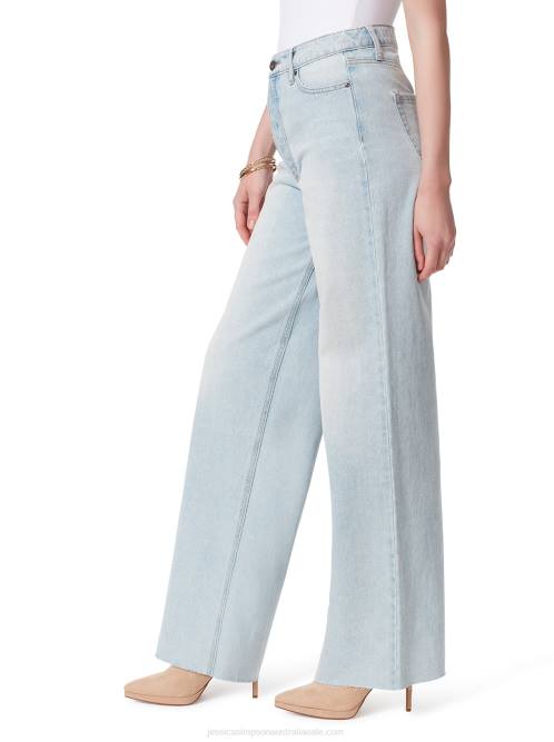 Jessica SimpsonRelaxed Wide Straight Jeans in Heart of Gold H426490