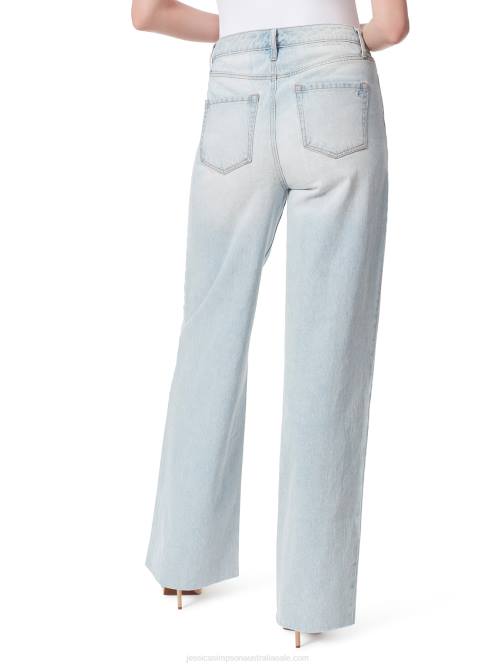Jessica SimpsonRelaxed Wide Straight Jeans in Heart of Gold H426490