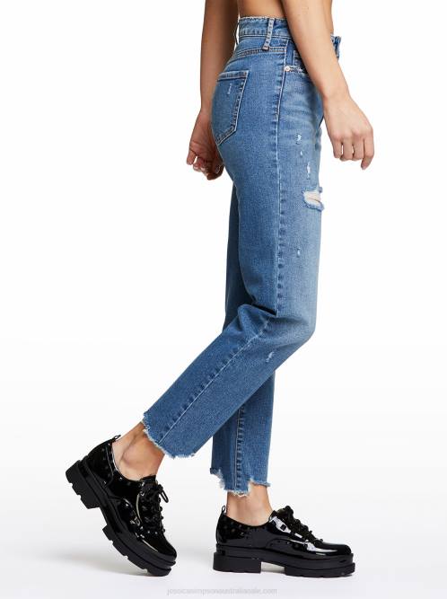 Jessica SimpsonSpotlight High Rise Straight Jeans in Blue Streak H426417