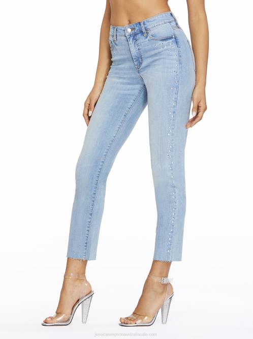 Jessica SimpsonSpotlight High Rise Straight Jeans in Into the Blues H426467