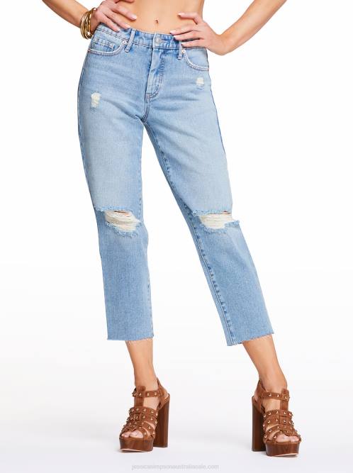 Jessica SimpsonSpotlight High Rise Straight Jeans in Last Light H426469