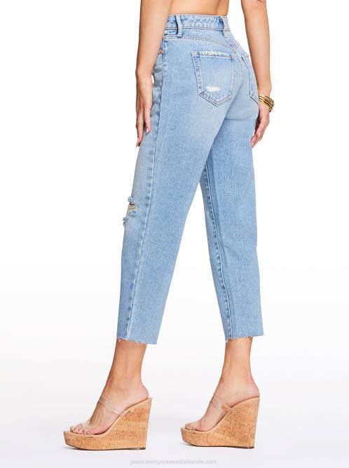 Jessica SimpsonSpotlight High Rise Straight Jeans in Last Light H426469