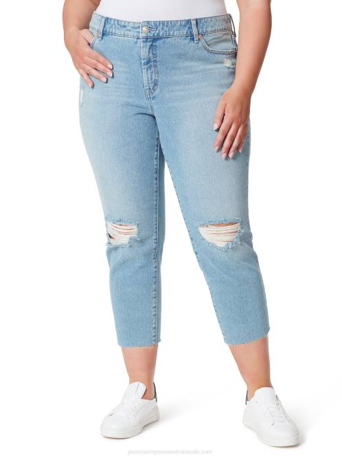 Jessica SimpsonSpotlight High Rise Straight Jeans in Last Light H426469