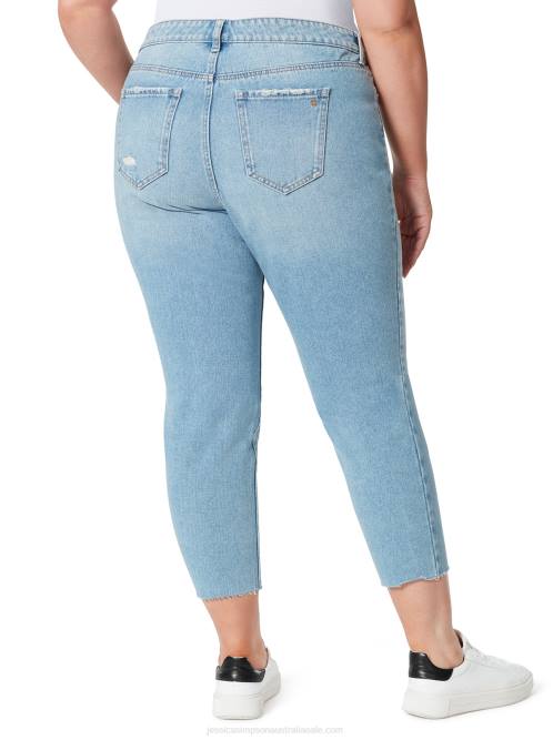 Jessica SimpsonSpotlight High Rise Straight Jeans in Last Light H426469