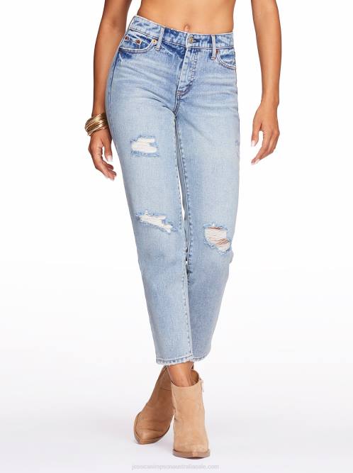 Jessica SimpsonSpotlight High Rise Straight Jeans in The Streets H426445