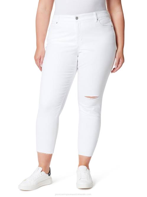 Jessica SimpsonSpotlight High Rise Straight Jeans in White H426470