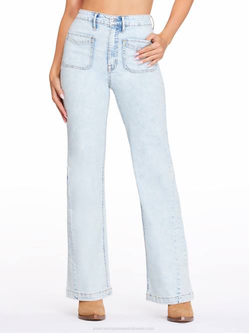 Jessica SimpsonTease High Rise Wide Leg Jeans in Rainy Day H426466