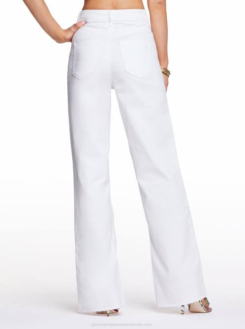 Jessica SimpsonTease High Rise Wide Leg Jeans in White H426473