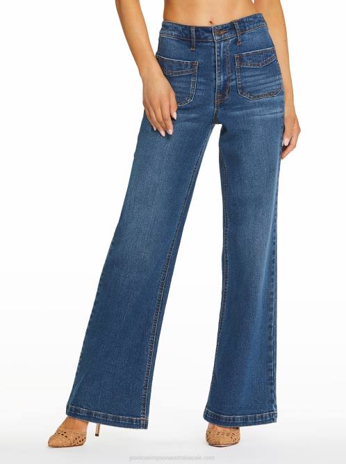Jessica SimpsonTease High Rise Wide Leg in Midnight Games H426450