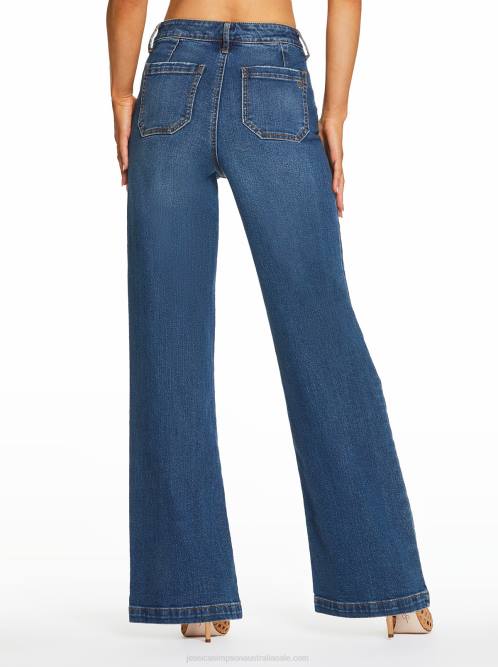 Jessica SimpsonTease High Rise Wide Leg in Midnight Games H426450