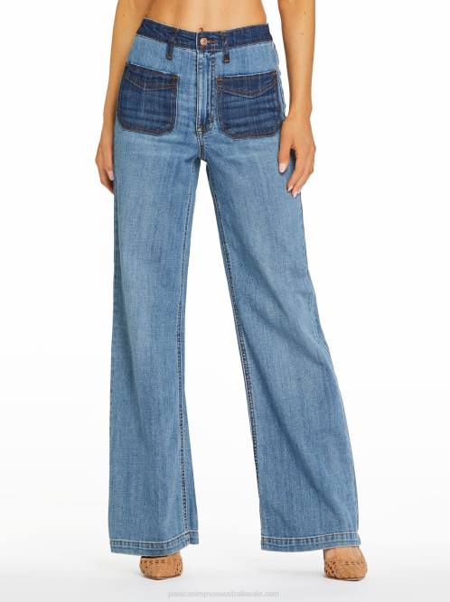 Jessica SimpsonTease High Rise Wide Leg in Overcast H426449