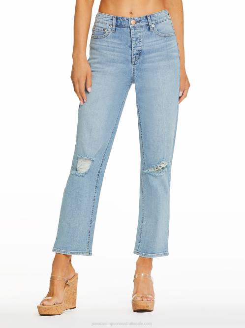 Jessica SimpsonThrowback Straight Jeans in Feel the Love H426388