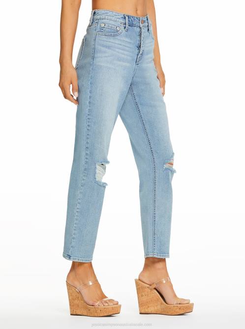 Jessica SimpsonThrowback Straight Jeans in Feel the Love H426388