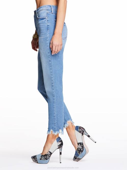 Jessica SimpsonThrowback Straight Jeans in Happy Together H426453