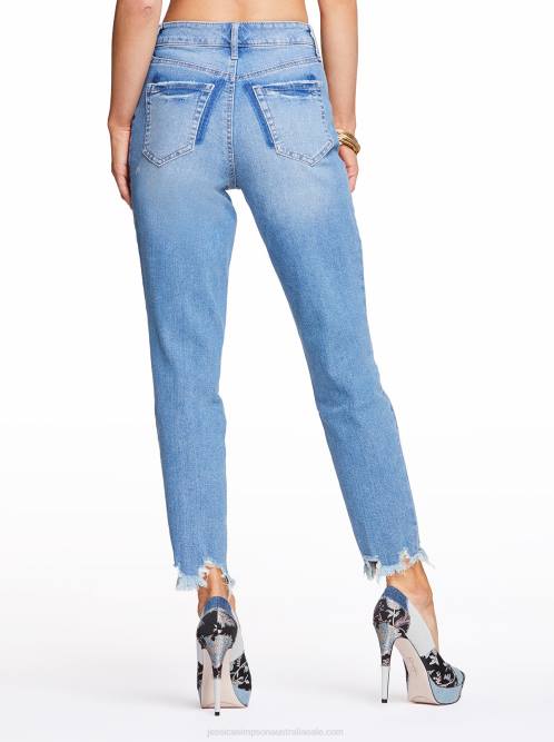 Jessica SimpsonThrowback Straight Jeans in Happy Together H426453