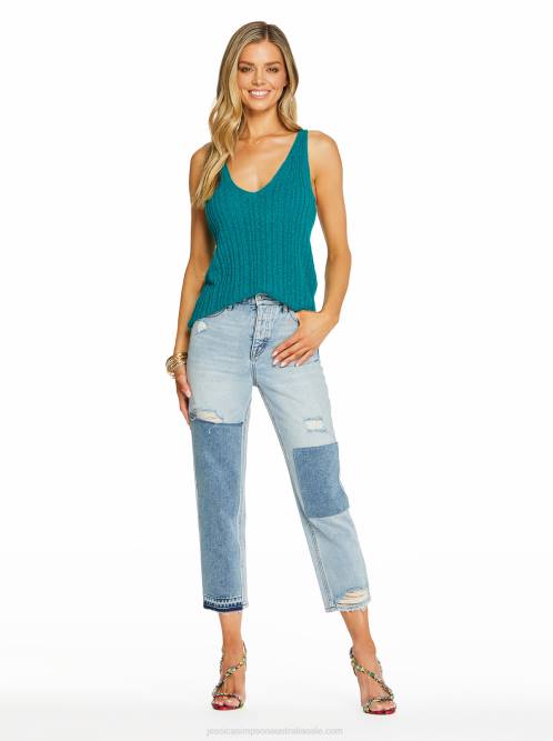 Jessica SimpsonThrowback Straight Jeans in Summer Fling H426389
