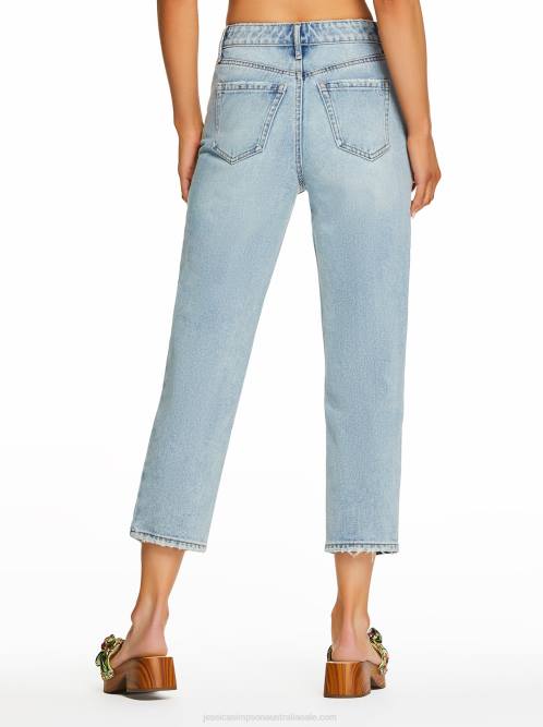 Jessica SimpsonThrowback Straight Jeans in Summer Fling H426389