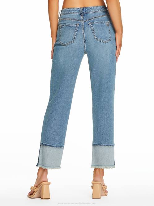 Jessica SimpsonThrowback Straight Jeans in Whirlpool H426390