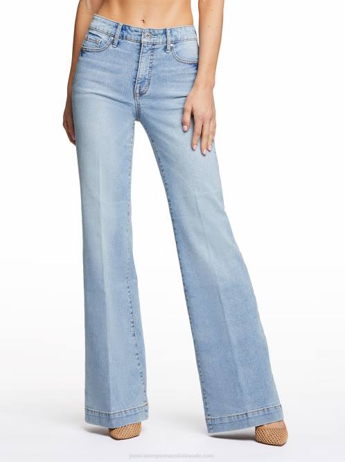 Jessica SimpsonTrue Love Wide Leg Trouser Jeans in Huntington H426434