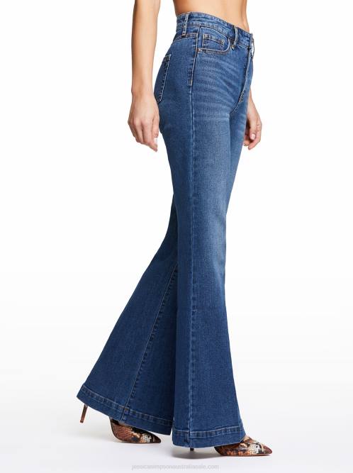 Jessica SimpsonTrue Love Wide Leg Trouser Jeans in Sia H426430