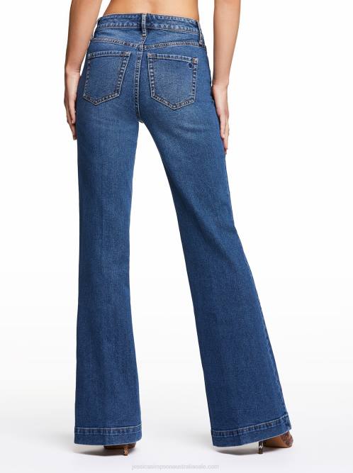 Jessica SimpsonTrue Love Wide Leg Trouser Jeans in Sia H426430