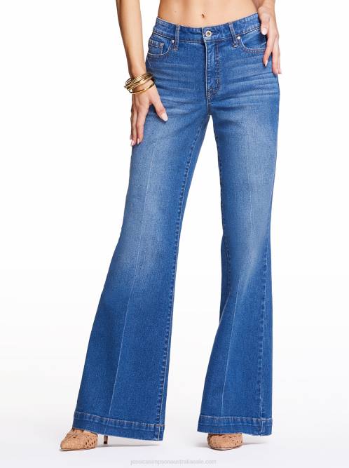 Jessica SimpsonTrue Love Wide Leg Trouser Jeans in Skylines H426475