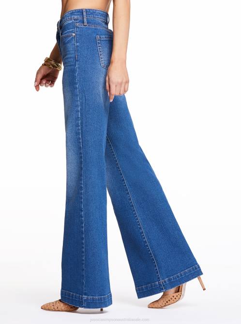 Jessica SimpsonTrue Love Wide Leg Trouser Jeans in Skylines H426475