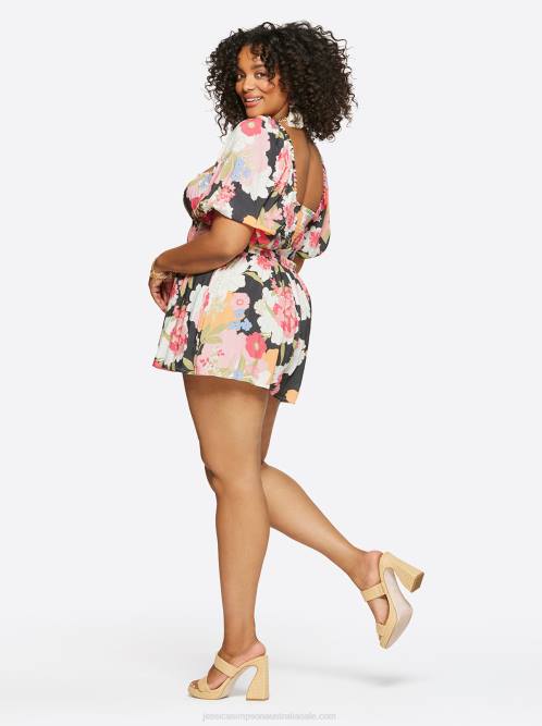Jessica SimpsonAlena Romper in Blooms In The Bay H426649