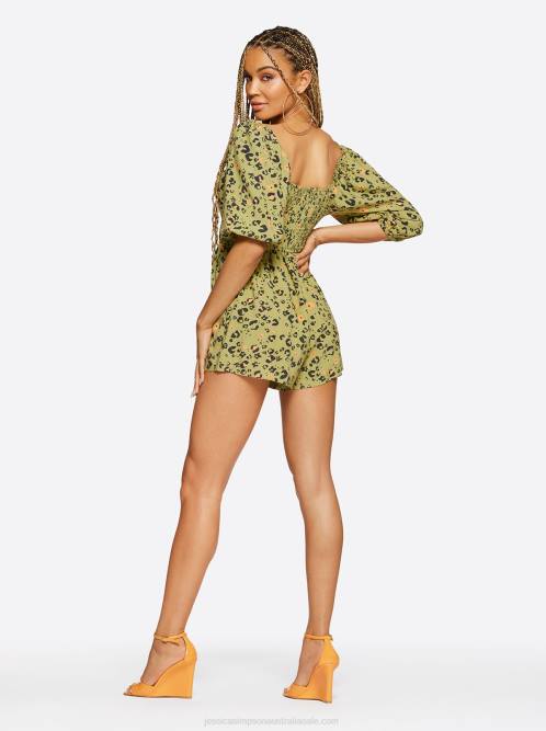 Jessica SimpsonAlena Romper in Flora Cheetah H426650