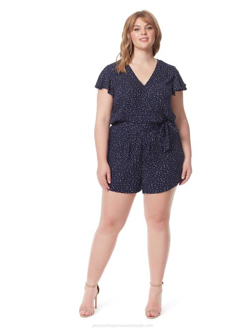 Jessica SimpsonIlona Romper in Feathered Spots H426658