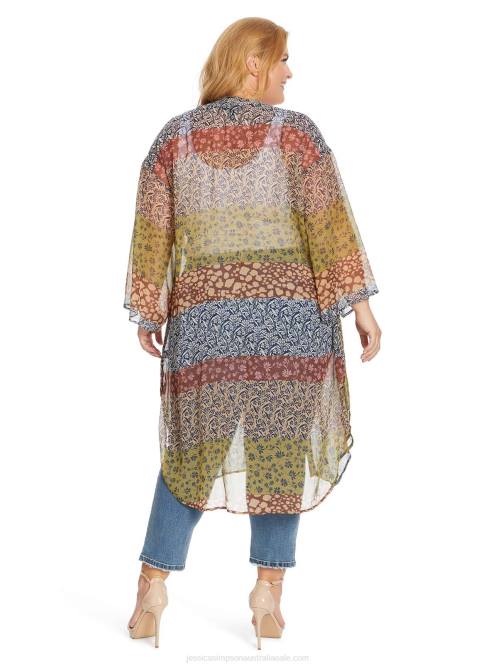 Jessica SimpsonBlaine Kimono in Blooming Patchwork H426631