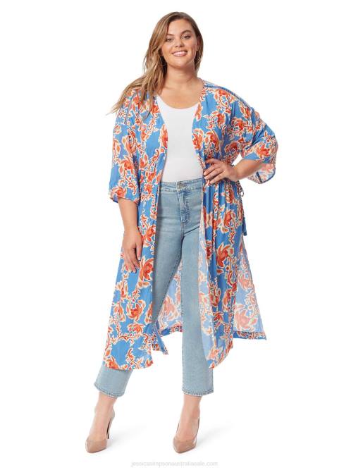 Jessica SimpsonLailaa Kimono in Defined Botanicals H426638