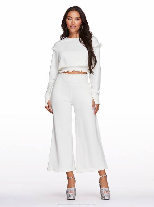 Jessica SimpsonEloise Ruffle Top in Egret H426669