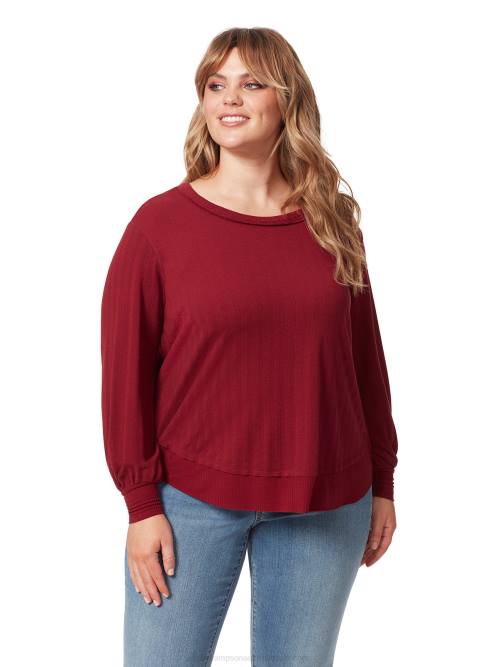 Jessica SimpsonPoppy Top in Ruby Wine H426668