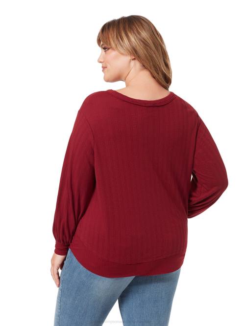 Jessica SimpsonPoppy Top in Ruby Wine H426668