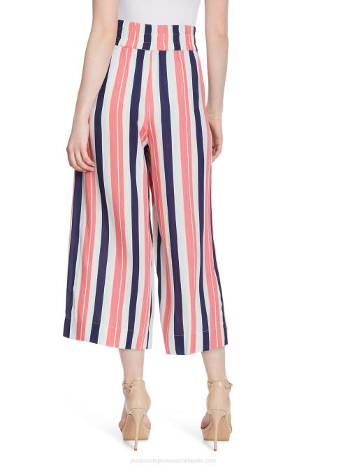 Jessica SimpsonRosalie Wide Leg Pant in Black Iris Stripe H426375