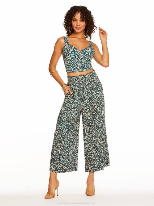 Jessica SimpsonRosalie Wide Leg Pant in Wild Side H426401