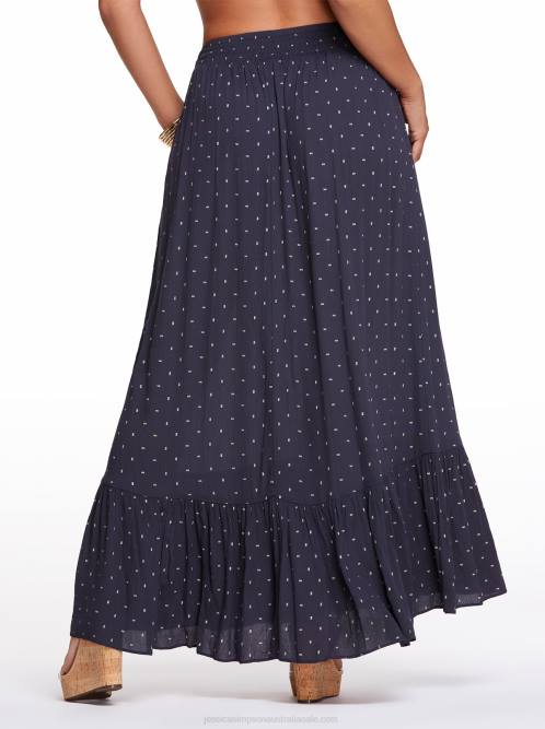Jessica SimpsonGenevieve Skirt in Charcaol Dot H426404